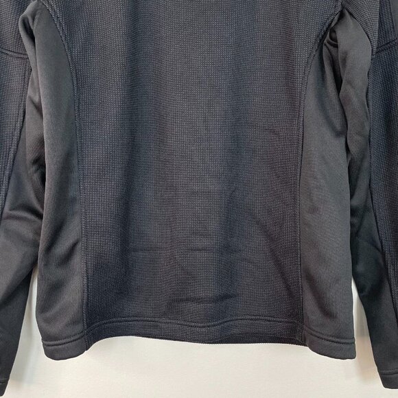 Spyder Sweater Small Ourbound 1/4-Zip Pullover Black Long Sleeve Men's - Picture 6 of 12